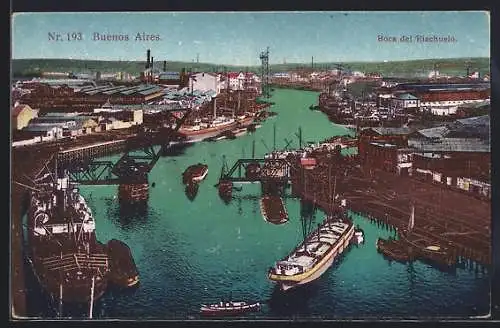 AK Buenos Aires, Boca del Riachuelo, Hafen
