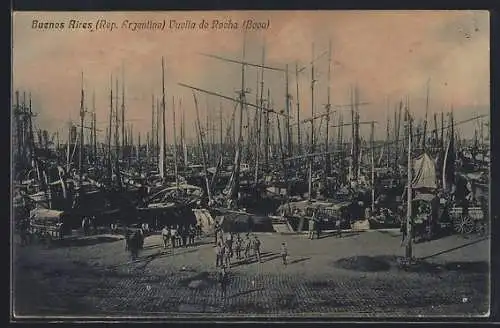 AK Buenos Aires, Vualta de Rocha, Boca, Hafen