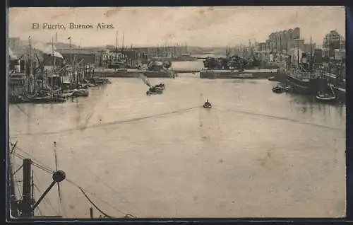 AK Buenos-Aires, El Puerto, Hafen