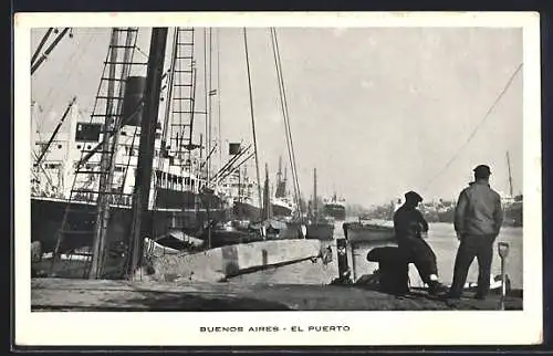 AK Buenos Aires, El Puerto, Hafen
