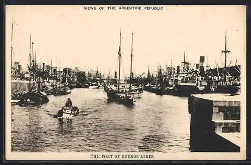 AK Buenos Aires, The Port, Hafen