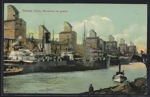AK Buenos Aires, Elevadores de granos, Hafen