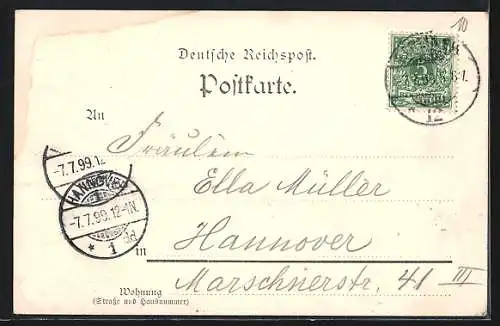 AK Berlin, Kaffee Klose, Leipziger Strasse 19 Ecke Mauer Strasse, Pferdebahn