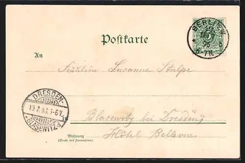 Lithographie Berlin, Pschorr-Bräu, Innenansicht, Garten, Friedrichstrasse Ecke Behrenstrasse