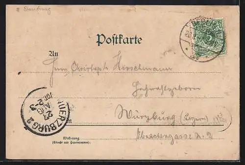 Lithographie Berlin-Neukölln, Neue Welt in der Hasenheide