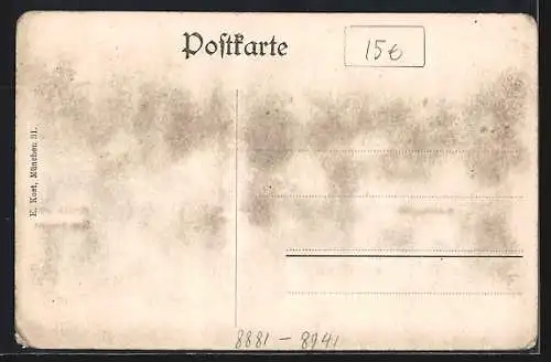 AK Steinheim / Donau, Handlung Xaver Kummer, Gasthaus zum Fischerwirt, Kirche