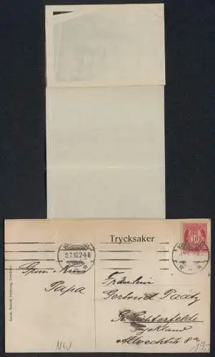 Leporello-AK Christiania, Carl Johansgade, Frimurerlogen, Universitetet, Akershus, Jugendstil-Rahmen
