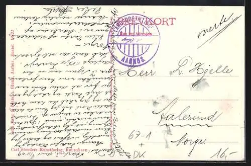 AK Aarhus, Landsudstillingen, Partie auf dem Ausstellungsgelände