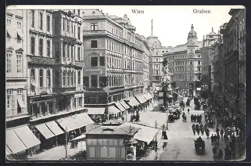 AK Wien, Graben aus der Vogelschau