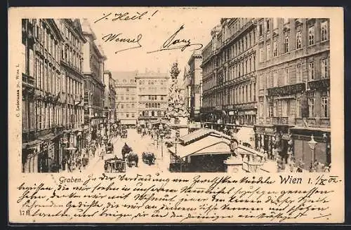 AK Wien, Graben mit Geschäften