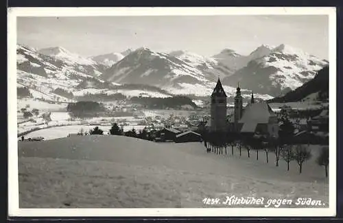 AK Kitzbühel, Ortsansicht gegen Süden