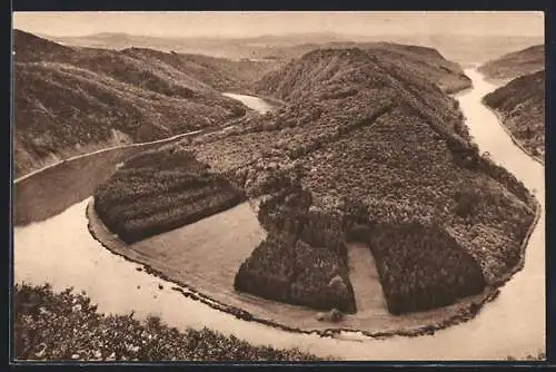 AK Mettlach, Die grosse Saarschleife