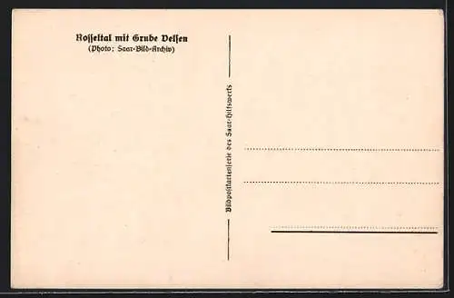 AK Rosseltal, Grube Velfen