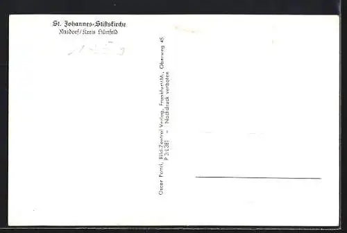 AK Rasdorf, St. Johannes-Stiftskirche, Inneres