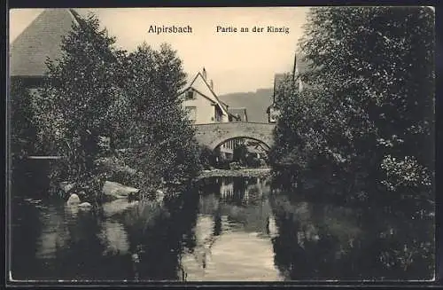 AK Alpirsbach, Partie an der Kinzig