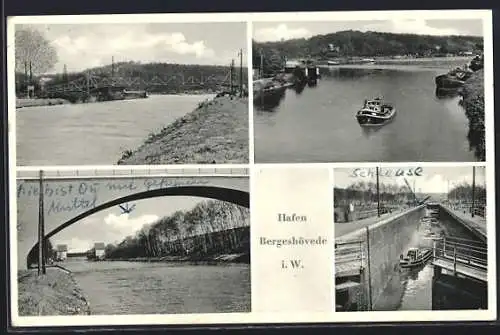 AK Bergeshövede, Schleuse, Flusspartie