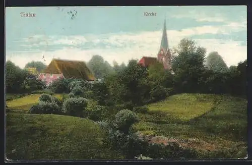 AK Trittau, Blick zur Kirche