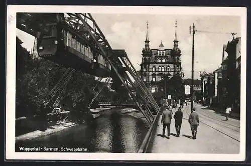 AK Wuppertal-Barmen, Schwebebahn