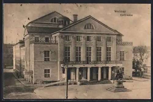 AK Weimar / Thür., Hoftheater