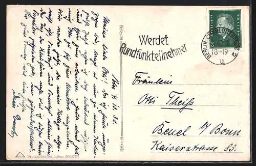 AK Berlin, Universität und Kaiser-Franz-Joseph-Platz