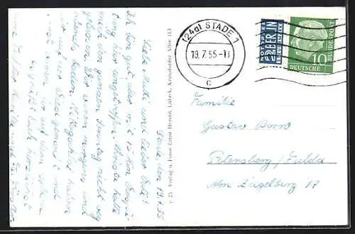 AK Stade, St. Cosmae, Freilichtmuseum, Zeughaus, Pferdemarkt, Jugendherberge, Am Wasser West, an der Badeanstalt