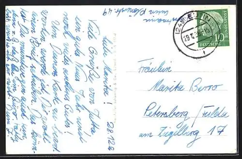 AK Eutin, Geburtshaus des Komponisten Carl Maria von Weber