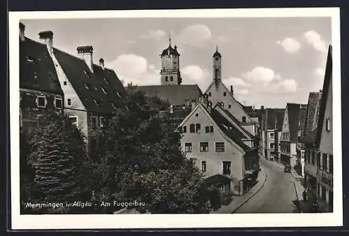 AK Memmingen, Strassenansicht, am Fuggerbau