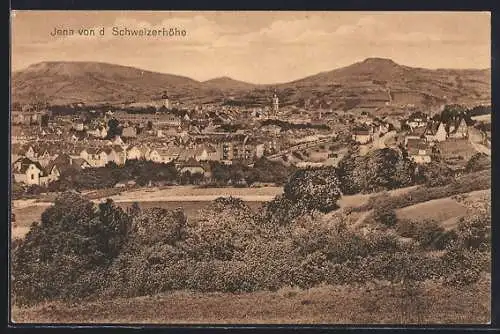 AK Jena, Gesamtansicht von d. Schweizerhöhe