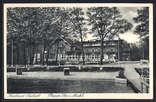 AK Plau am See /Meckl., Kurhaus Seelust am Plauer See