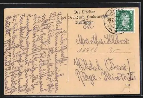 AK Neuruppin, Friedr. Wilhelmplatz am Schulplatz