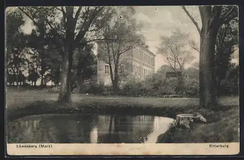 AK Löwenberg /Mark, Ritterburg
