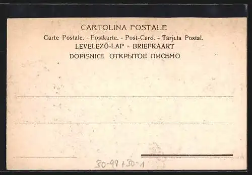 Künstler-AK 4o Regg. 3o Artiglieria, Artillerie-Regiment im Gefecht