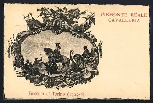 AK Assedio di Torino 1705-6, Piemonte Reale Cavalleria