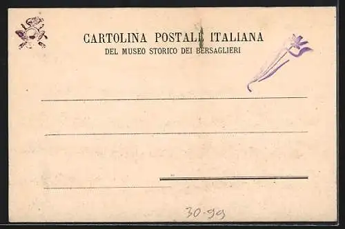 Künstler-AK Il Capitano dei Bersaglieri Prola a Rivoli