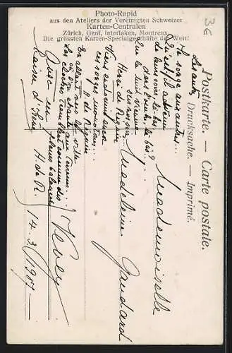 AK Junge Frau mit Schlitten