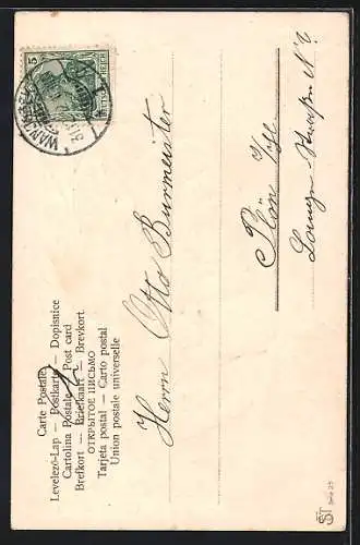 AK Mädchen sitzt mit Handwärmer auf einem Schlitten