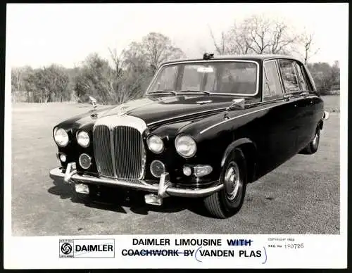 Fotografie Auto British Leyland Daimler Limousine Vanden Plas, Werkfoto