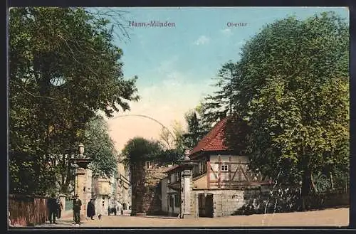 AK Hann Münden, Strasse am Obertor