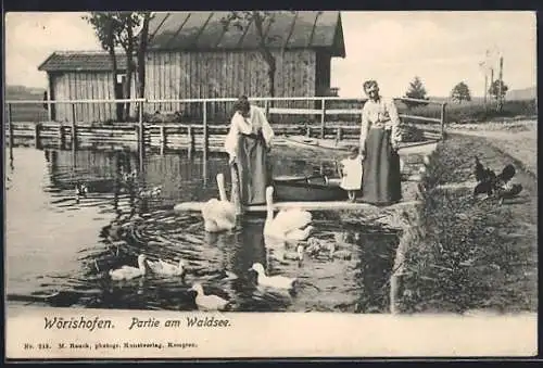 AK Wörishofen, Partie am Waldsee