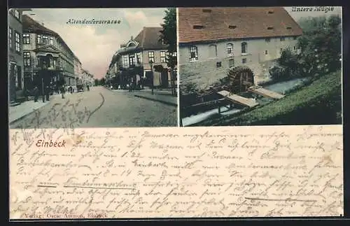 AK Einbeck, Altendorferstrasse, Untere Mühle