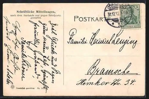 AK Osnabrück, Dom mit Gymnasium Carolinum, Museum, Friedenssaalim Rathause