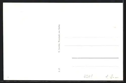 AK Neustadt am Kulm, Blick auf den kleinen Ort, auf dem Hauptplatz, am Teich im Ort