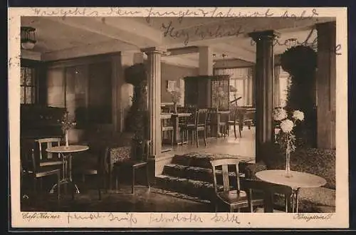 AK Königstein / Taunus, im Cafe Kreiner