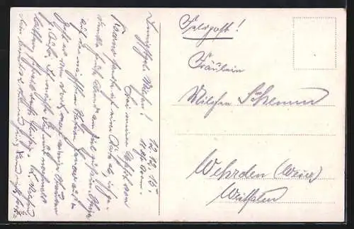 AK Berlin, Strassenbahn vor der neuen Wache