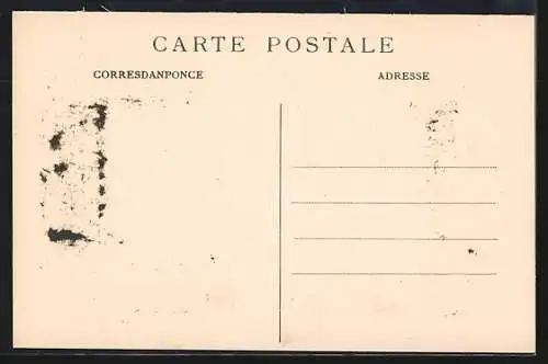 AK Marseille, Le Monument des Combattants, Strassenbahn