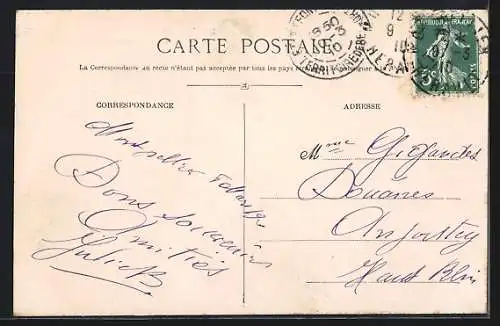 AK Montpellier, Les Trois Grâces et Place de la Comédie, Esplanade, Strassenbahn