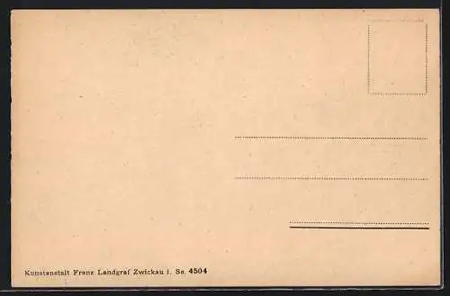 AK Adorf / Vogtland, Gasthof Goldner Löwe, Goethe-Stübchen, Innenansicht