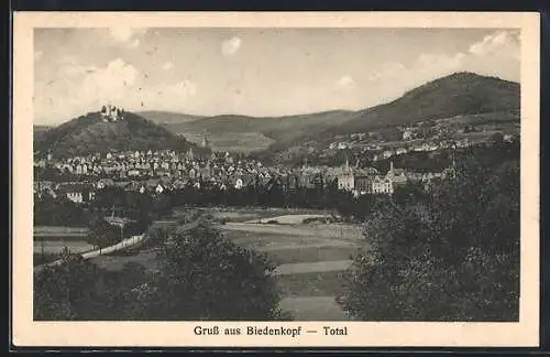 AK Biedenkopf / Lahn, Blick auf den Ort