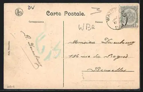 AK La Hulpe-Waterloo, Sanatorium populaire, Seconde galerie de cure