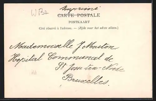 AK Villers-la-Ville, Ruines de Villers, vue d`une partie des ruine, prise de la Porte de Bruxelles